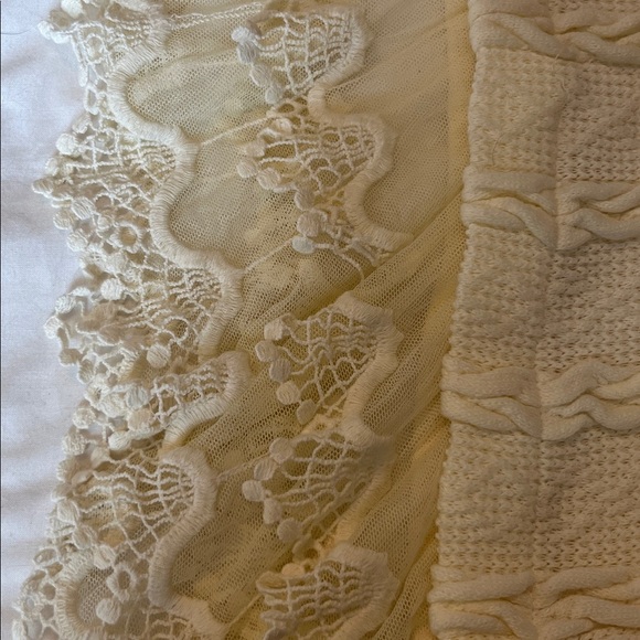 Sunday in Brooklyn for Anthropologie Lace Hem Sweater - Picture 10 of 11